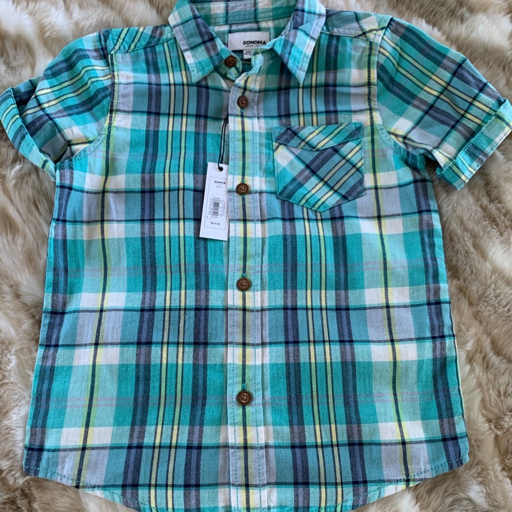 👕👕BOYS SHORT SLEEVE BUTTON UP👕👕